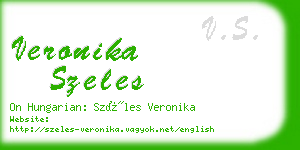 veronika szeles business card